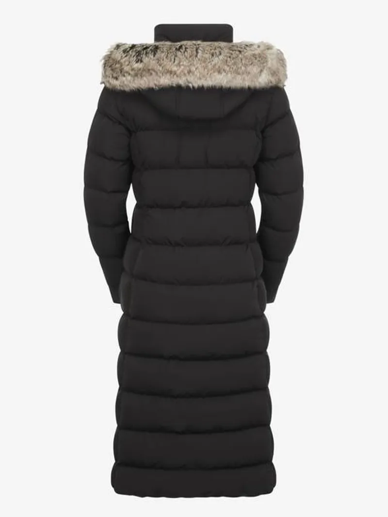 LeMieux Harper Longline Puffer Coat Ladies in Black-2